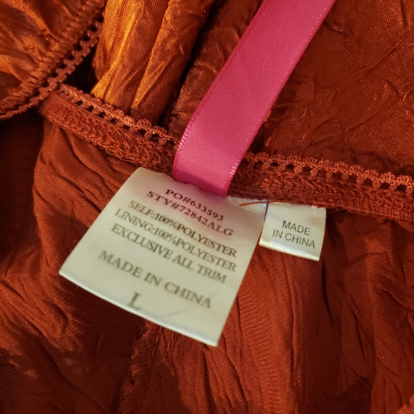 ❤️SOUL Orange Tunic Top Sz L - Picture 2 of 5